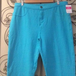 Fresh Produce Pants Ankle French Terry Stretch Luna Jegging 1